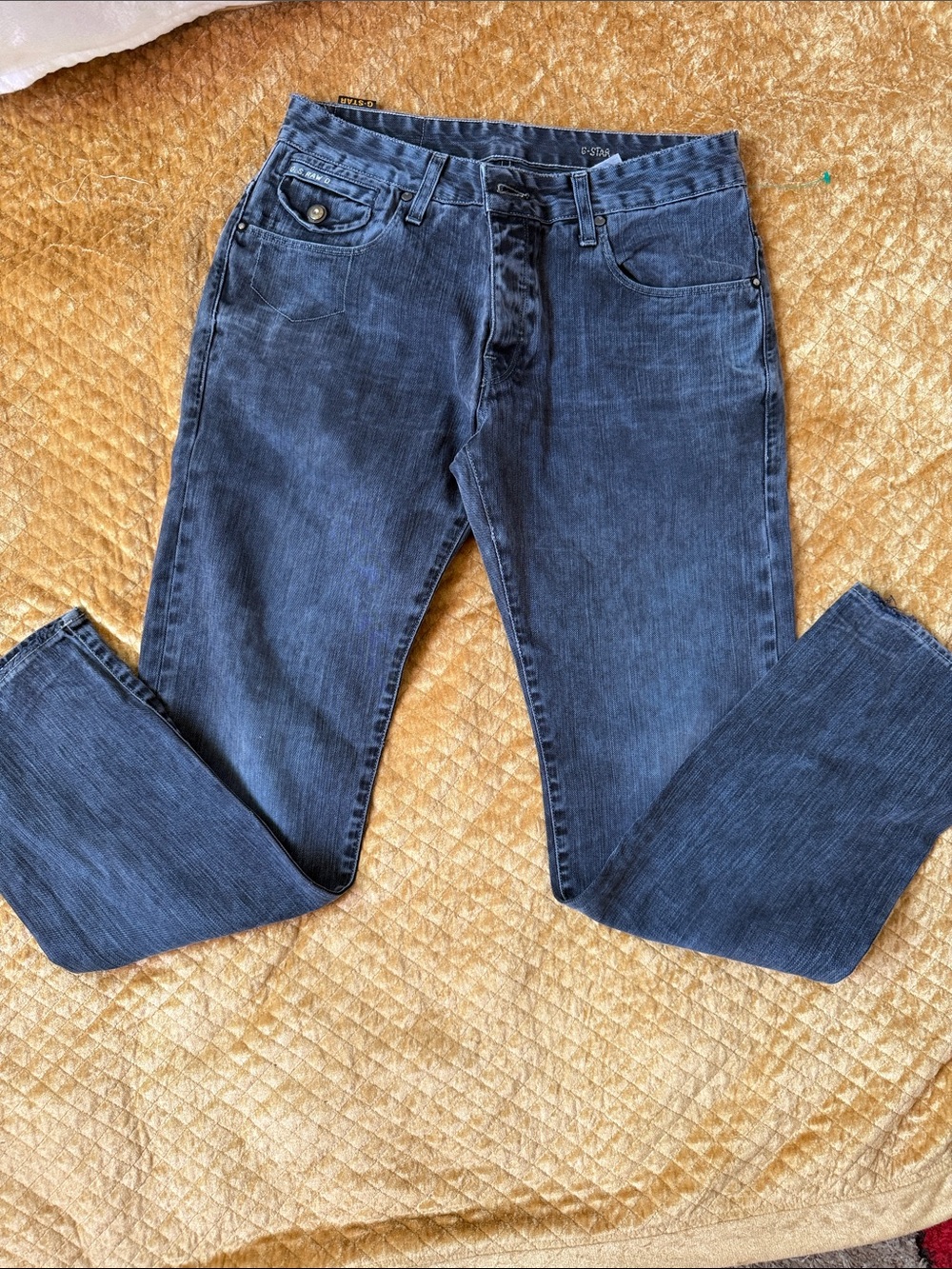 G-Star Slim Straight Dark Blue Jeans